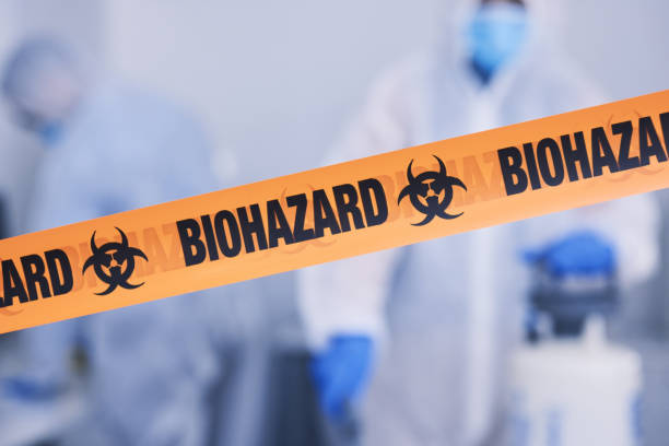 Professional Biohazard Cleanup technician working in Randolph, NE